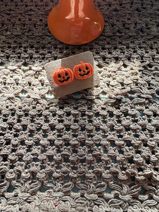 Jack- O-Lantern Studs