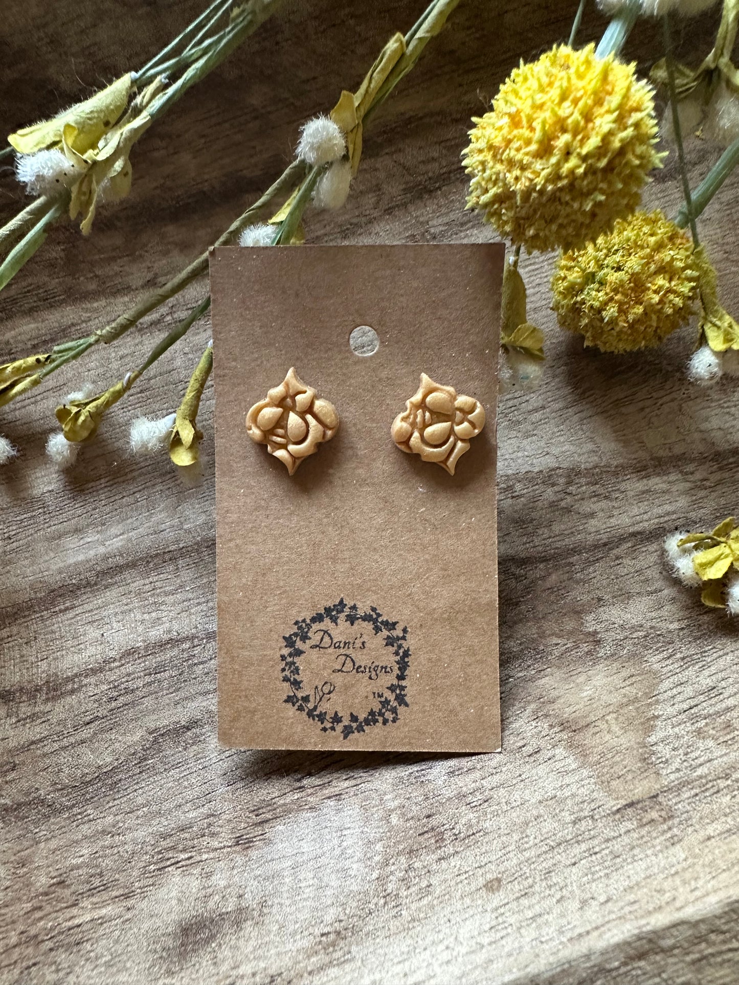 Bee Stamp Studs