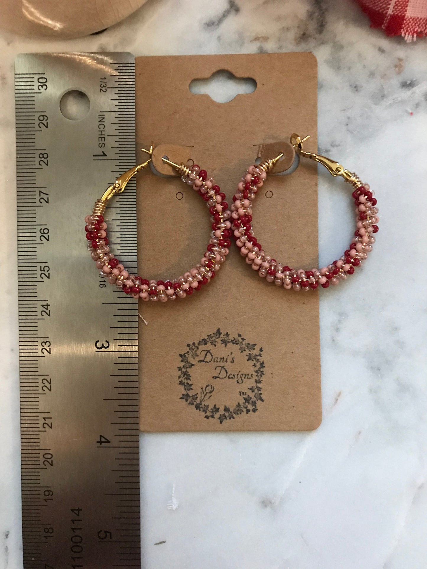 Mixed Blush Hoops